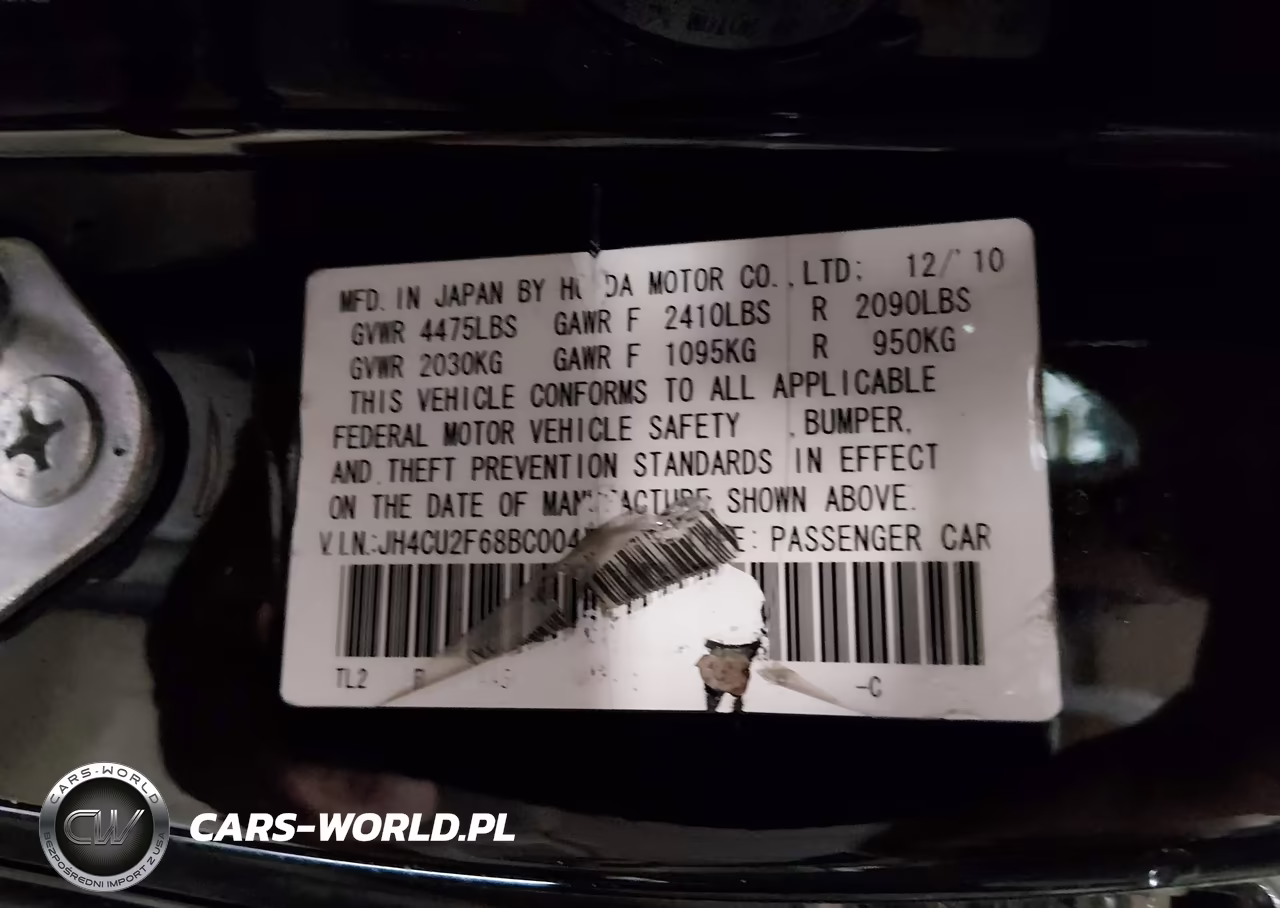 2011 Acura Tsx 2.4 VIN:JH4CU2F68BC004497 - 9