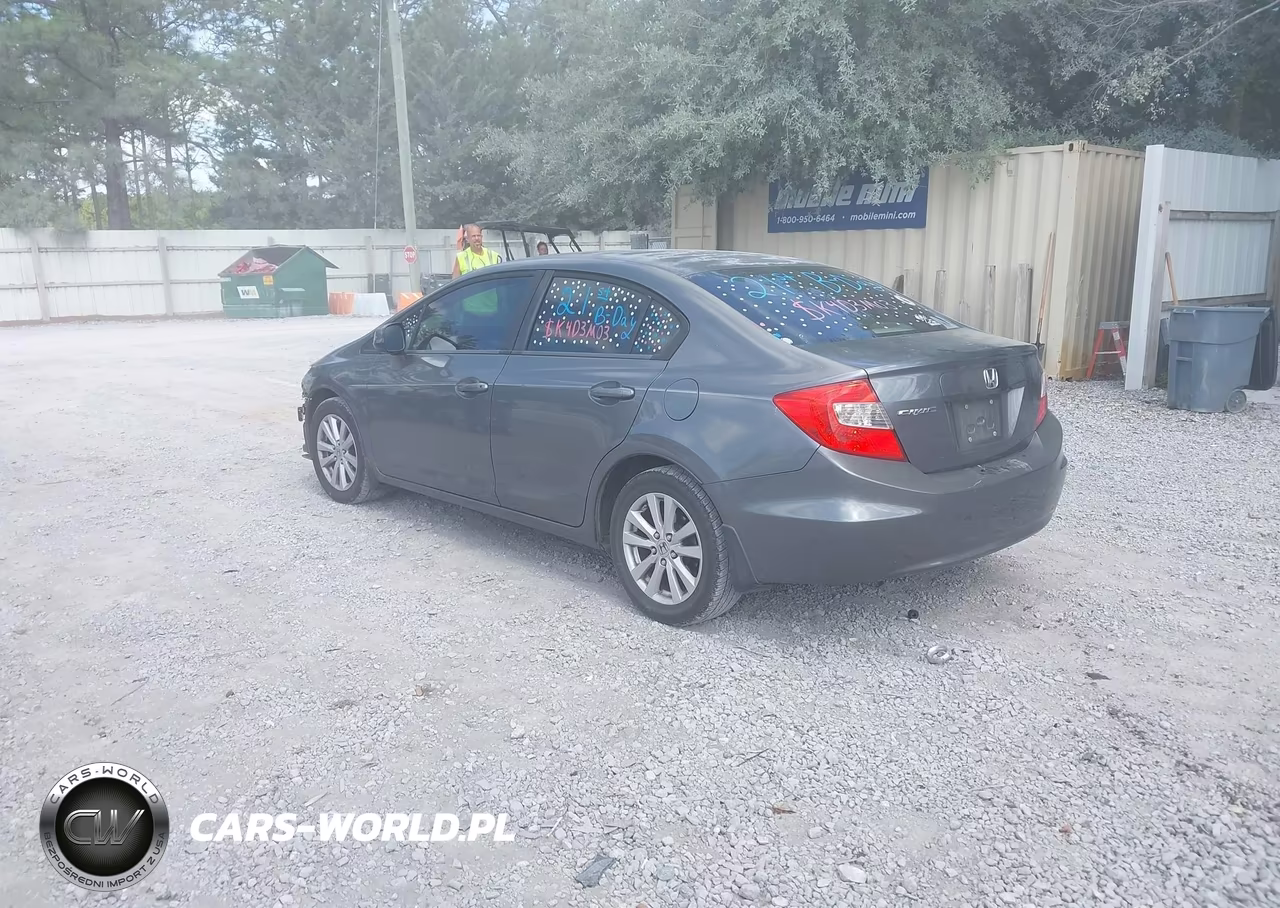 2012 Honda Civic Ex VIN:19XFB2F82CE027709 - 3