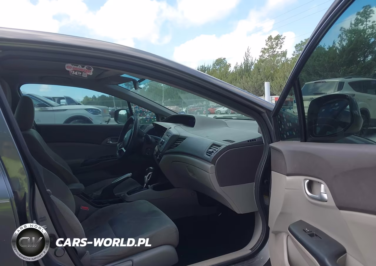 2012 Honda Civic Ex VIN:19XFB2F82CE027709 - 5