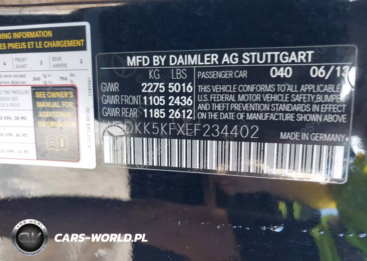 2014 Mercedes-Benz E 350 VIN:WDDKK5KFXEF234402 - 9