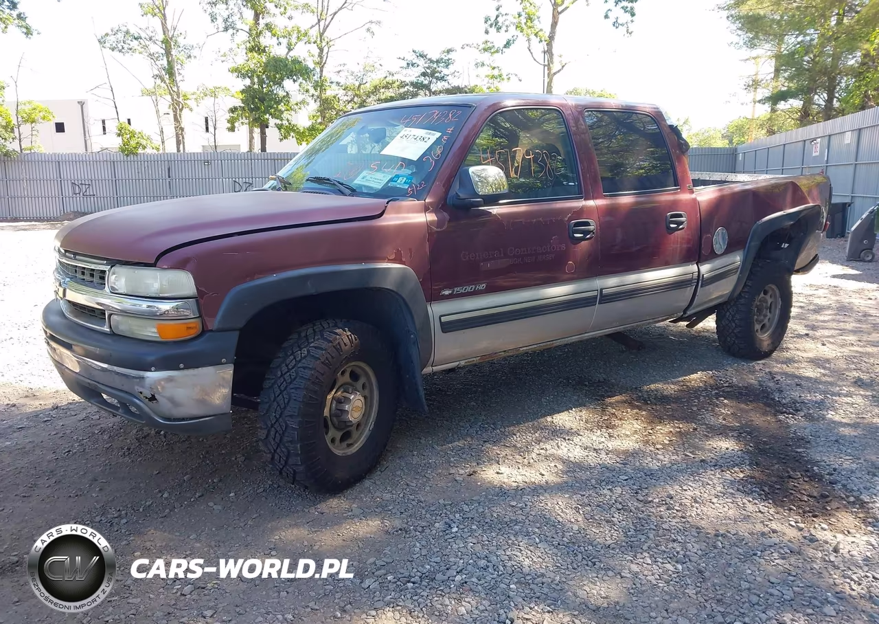 2002 Chevrolet Silverado 1500Hd Ls VIN:1GCGK13U52F218657 - 2