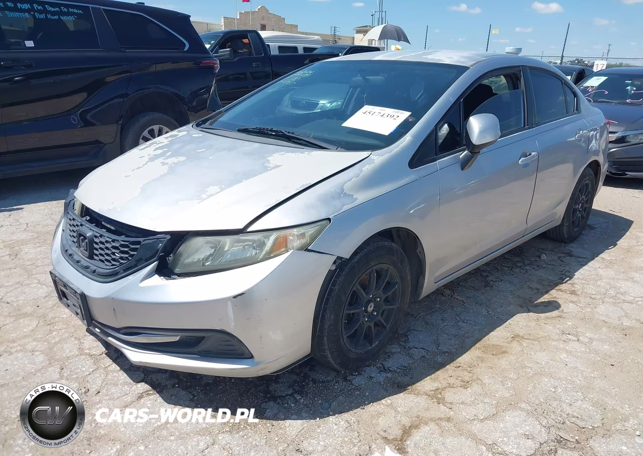 2013 Honda Civic Lx VIN:2HGFB2F54DH528937 - 2