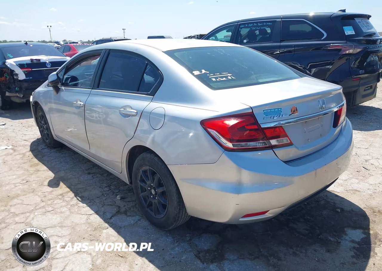 2013 Honda Civic Lx VIN:2HGFB2F54DH528937 - 3