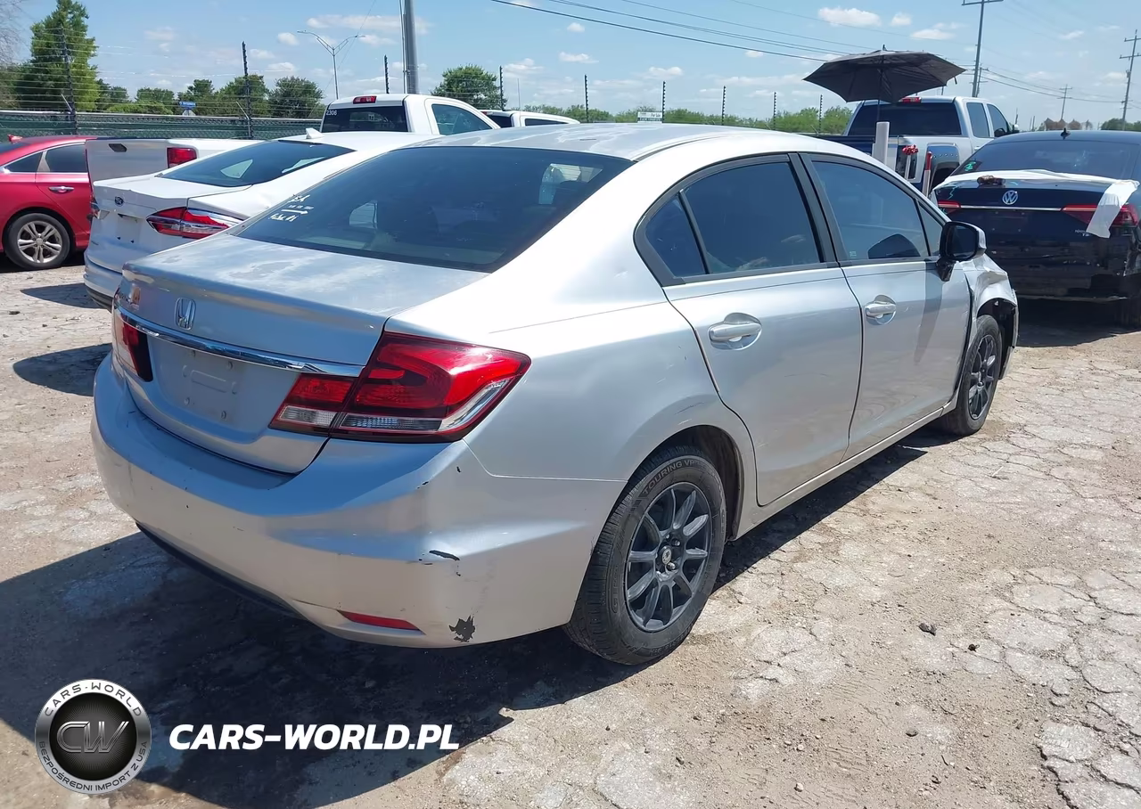 2013 Honda Civic Lx VIN:2HGFB2F54DH528937 - 4