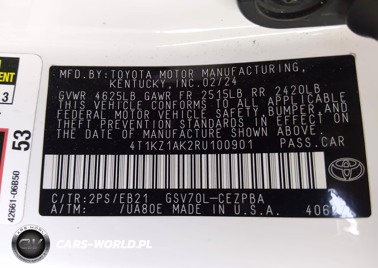 2024 Toyota Camry Trd V6 VIN:4T1KZ1AK2RU100901 - 9