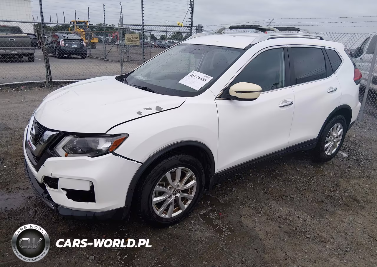 2017 Nissan Rogue Sv VIN:JN8AT2MT5HW143485 - 2