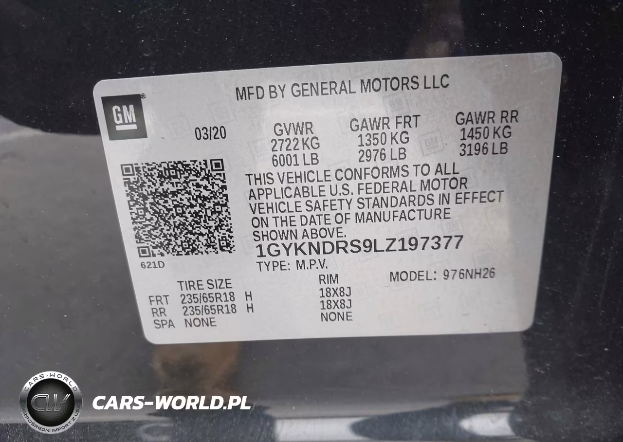 2020 Cadillac Xt5 Awd Premium Luxury VIN:1GYKNDRS9LZ197377 - 9