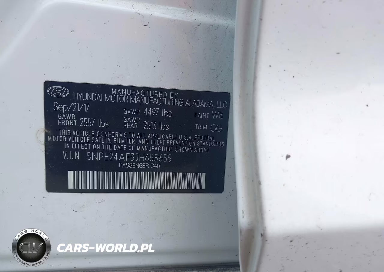 2018 Hyundai Sonata Se VIN:5NPE24AF3JH655655 - 9