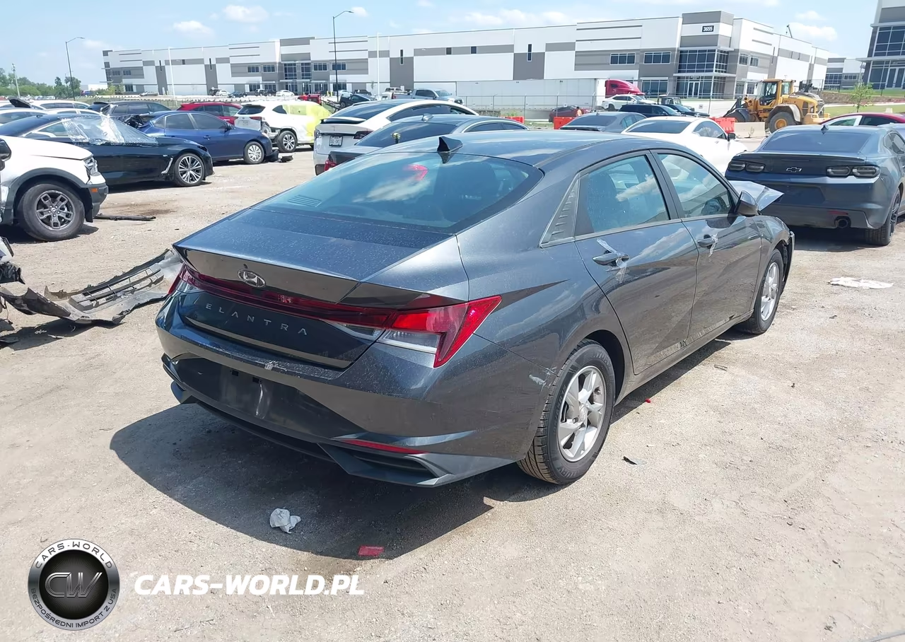 2021 Hyundai Elantra Se VIN:5NPLL4AG0MH040014 - 4