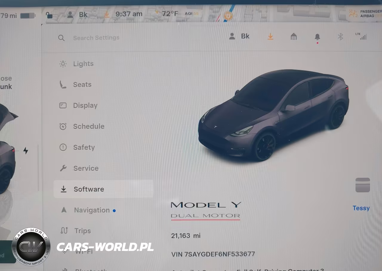 2022 Tesla Model Y Performance Dual Motor All-Wheel Drive VIN:7SAYGDEF6NF533677 - 15