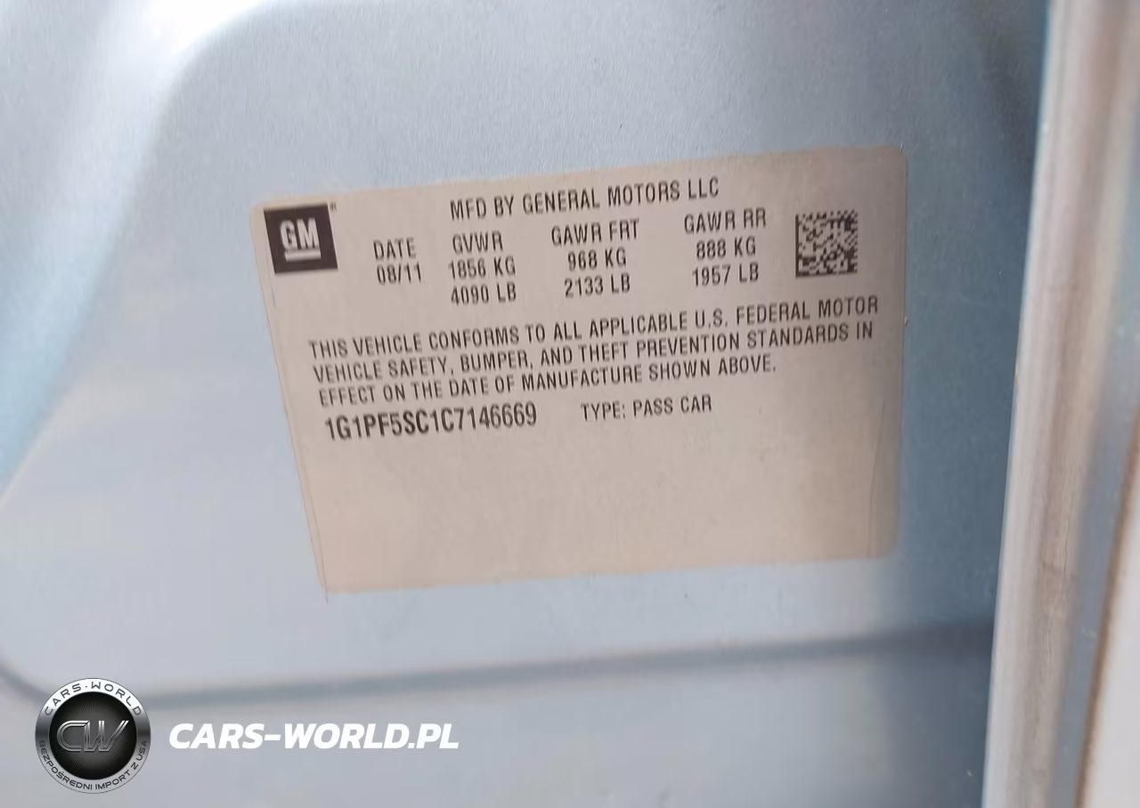 2012 Chevrolet Cruze 1Lt VIN:1G1PF5SC1C7146669 - 9