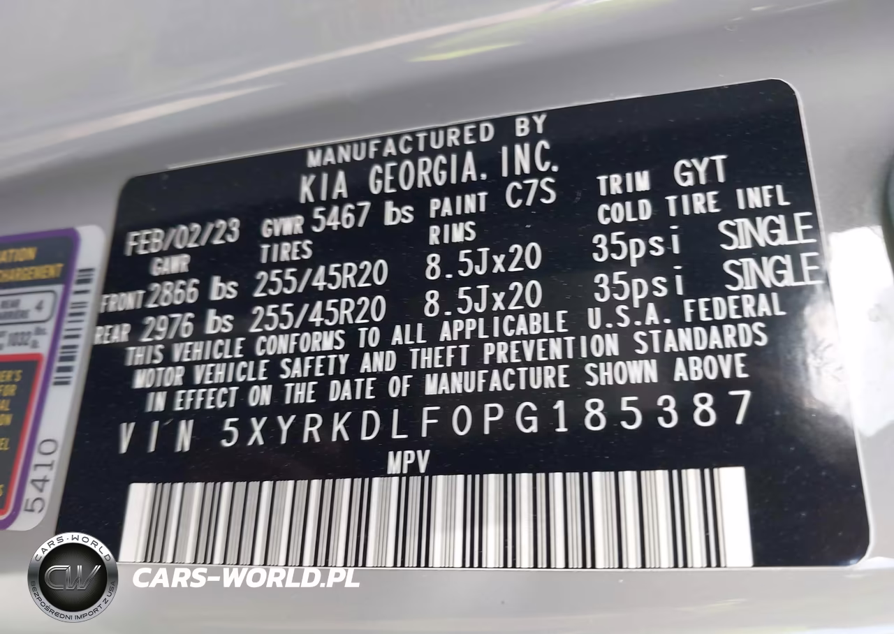 2023 Kia Sorento Sx VIN:5XYRKDLF0PG185387 - 9