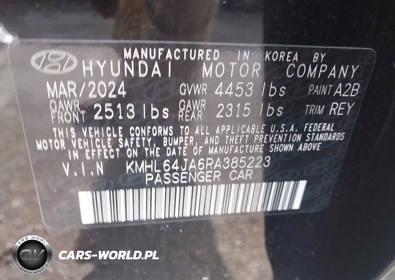 2024 Hyundai Sonata Sel VIN:KMHL64JA6RA385223 - 9