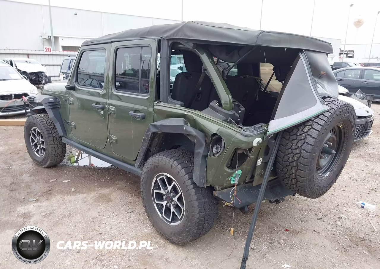 2021 Jeep Wrangler Unlimited Willys Sport 4X4 VIN:1C4HJXDN2MW542458 - 3