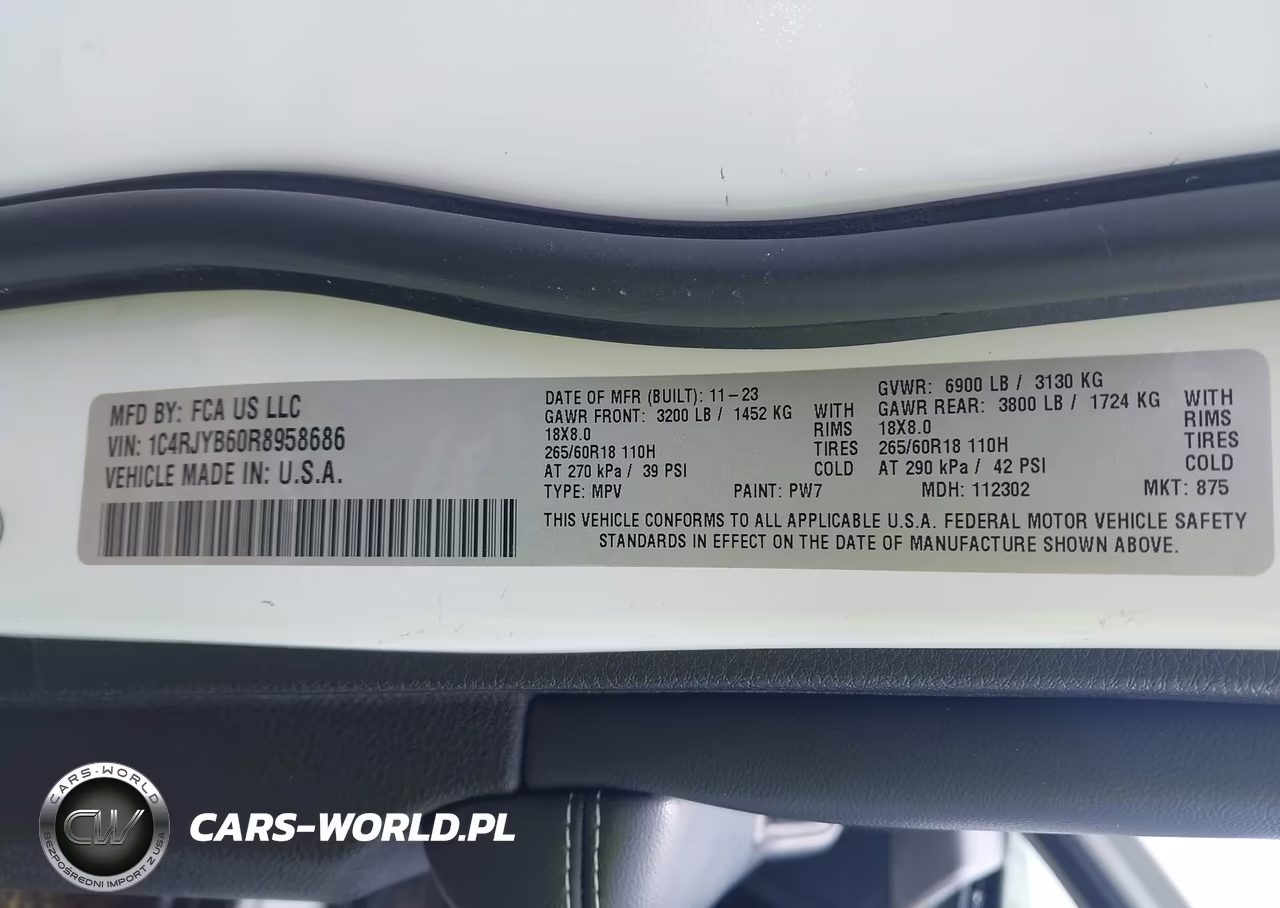 2024 Jeep Grand Cherokee 4Xe VIN:1C4RJYB60R8958686 - 9