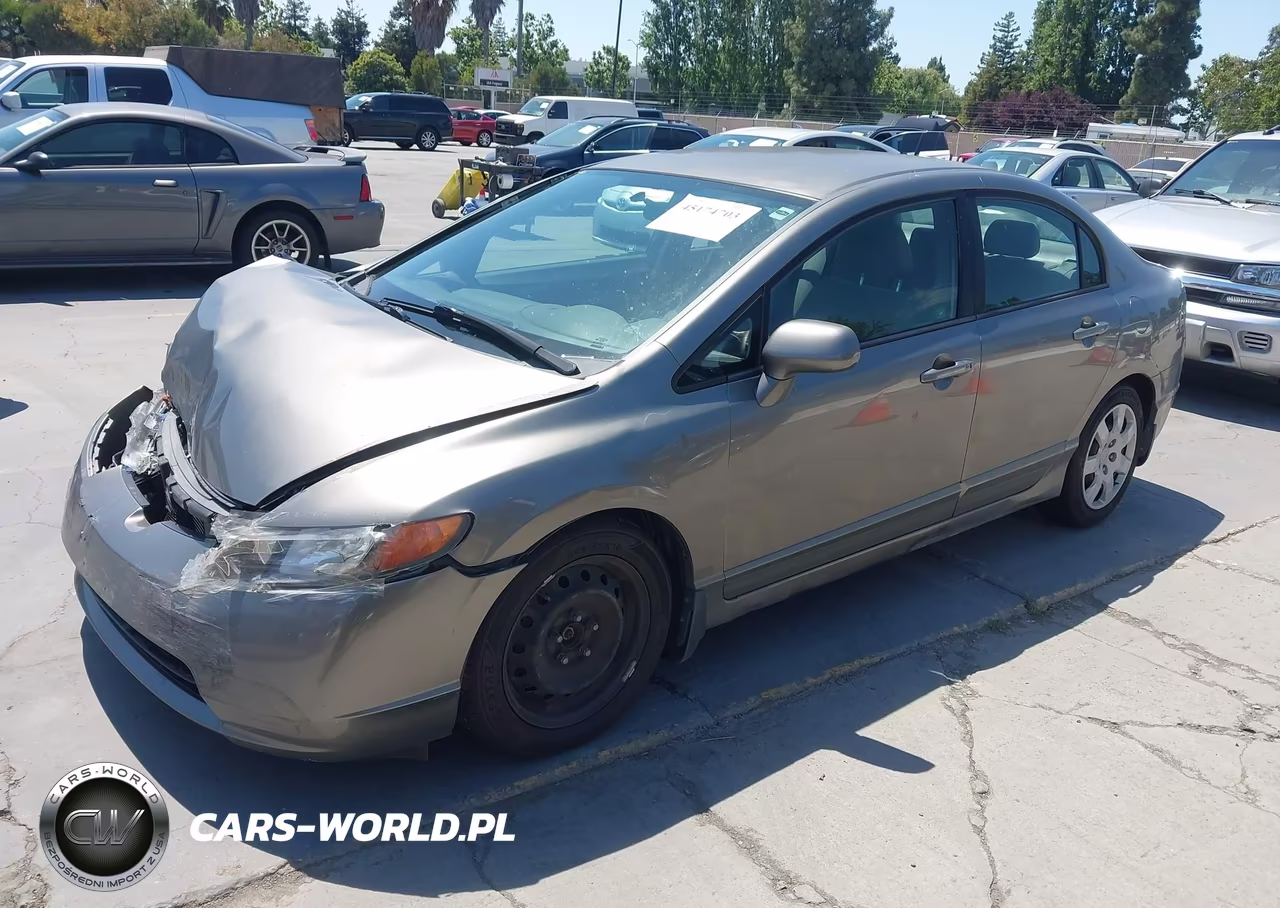 2007 Honda Civic Lx VIN:1HGFA16507L020839 - 2