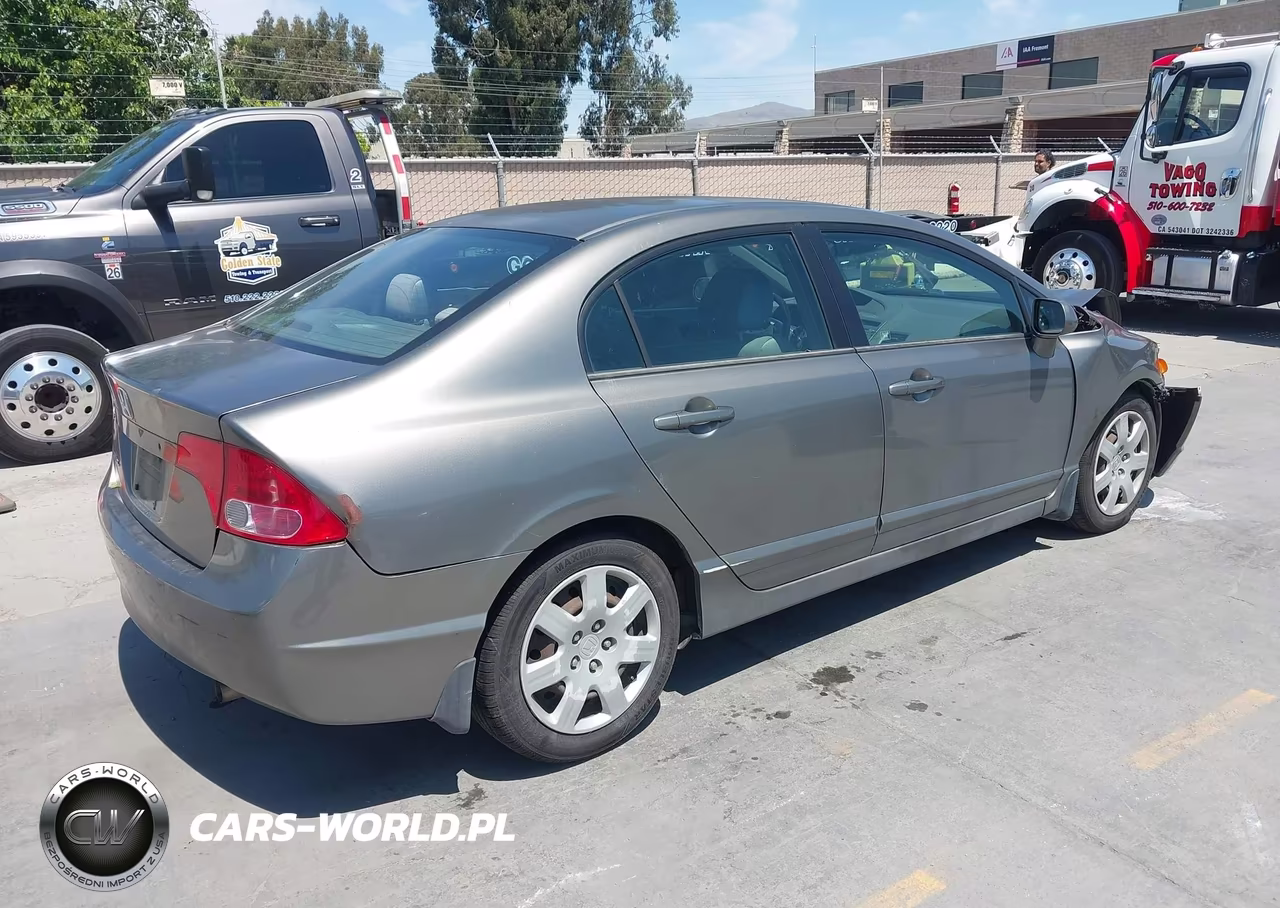 2007 Honda Civic Lx VIN:1HGFA16507L020839 - 4
