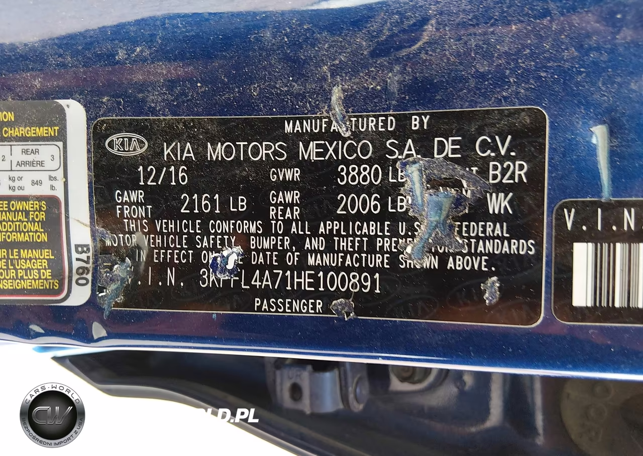 2017 Kia Forte Lx VIN:3KPFL4A71HE100891 - 9