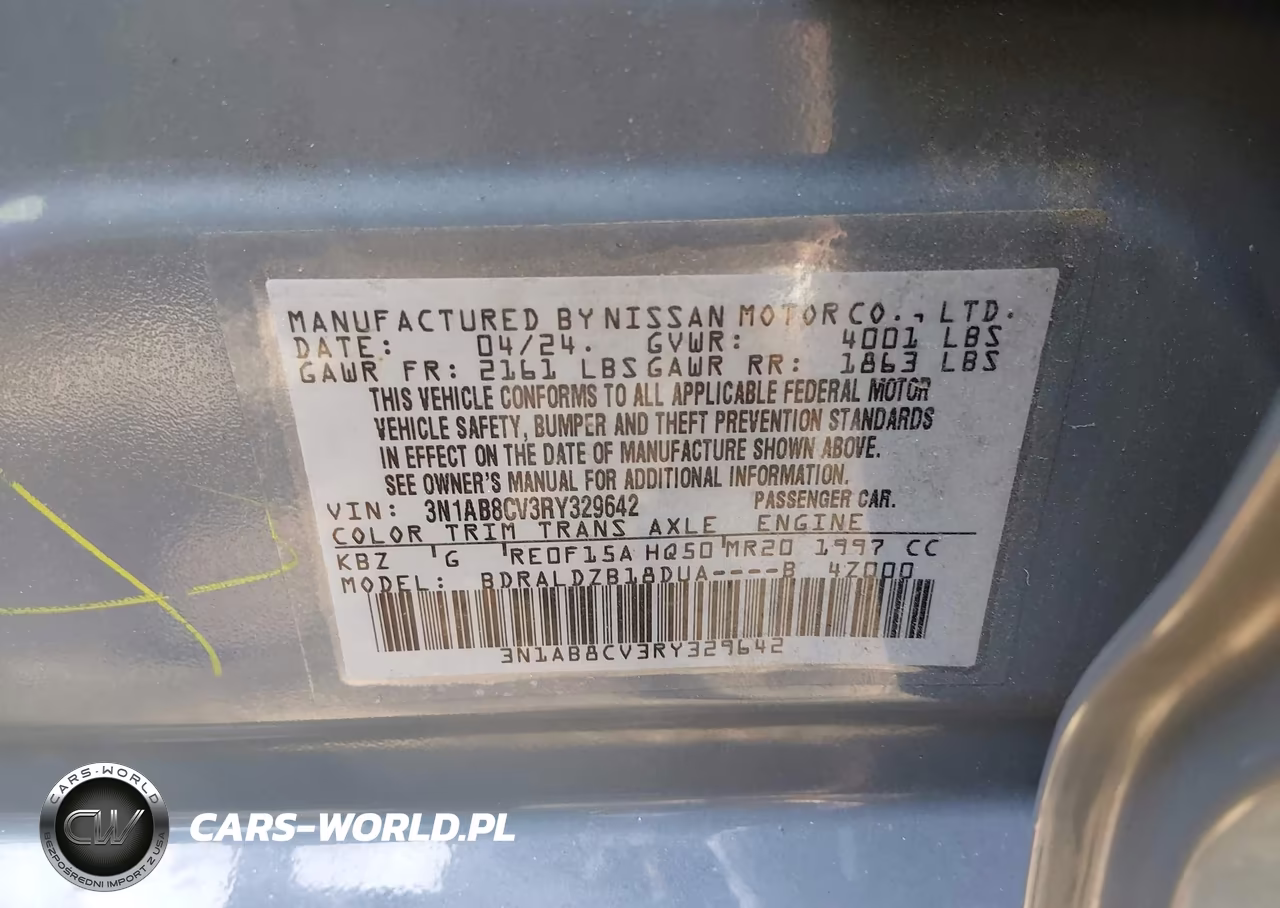 2024 Nissan Sentra Sv Xtronic Cvt VIN:3N1AB8CV3RY329642 - 9