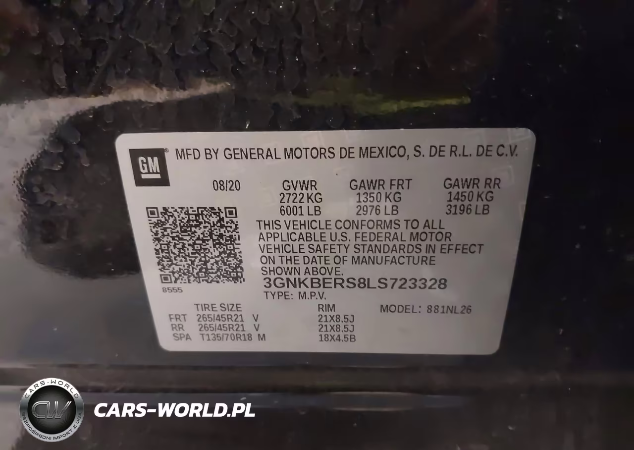 2020 Chevrolet Blazer Fwd Rs VIN:3GNKBERS8LS723328 - 9