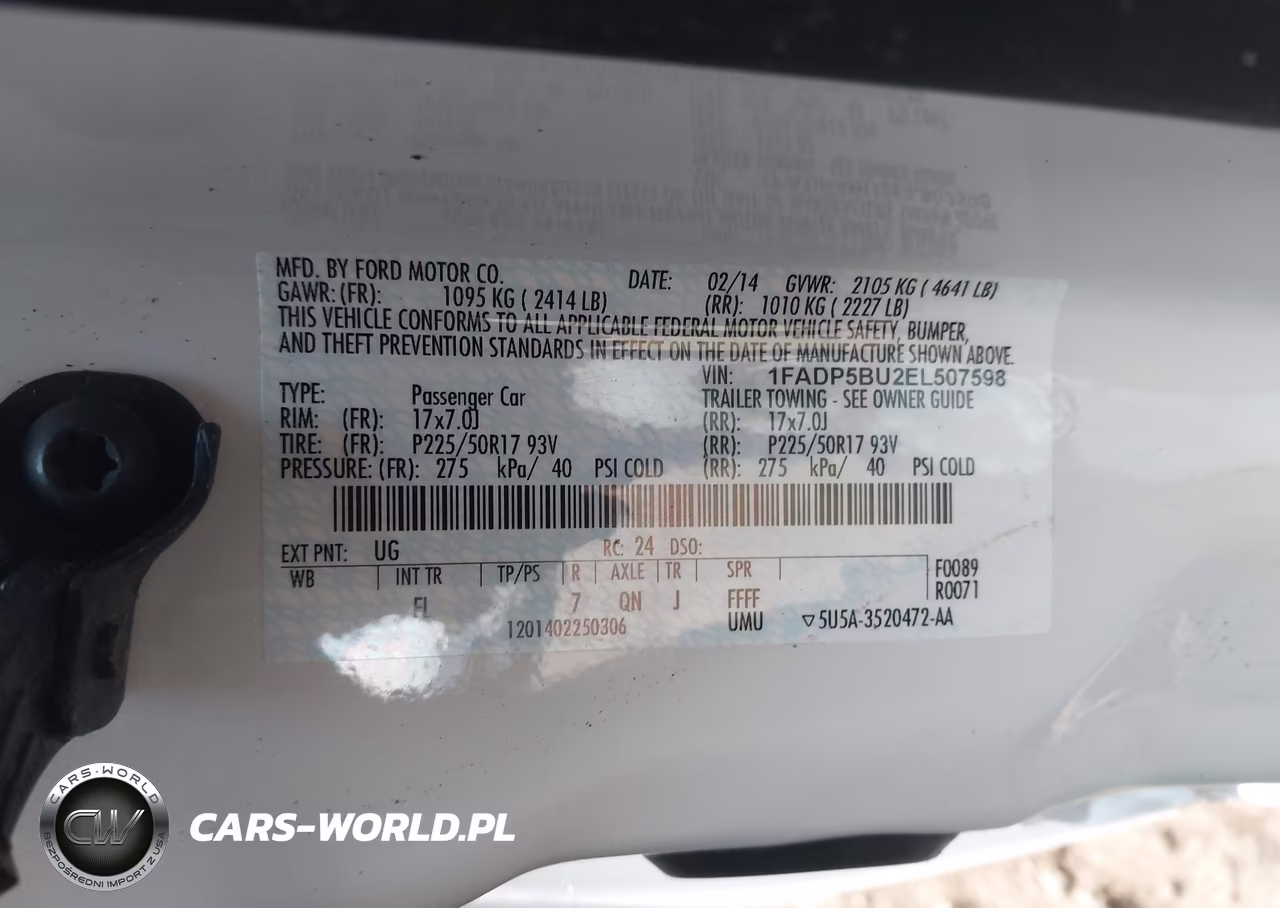2014 Ford C-Max Hybrid Sel VIN:1FADP5BU2EL507598 - 9