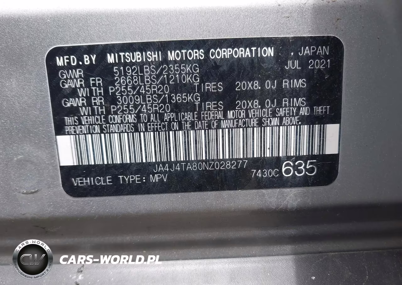 2022 Mitsubishi Outlander Es 2.5 S-Awc VIN:JA4J4TA80NZ028277 - 9