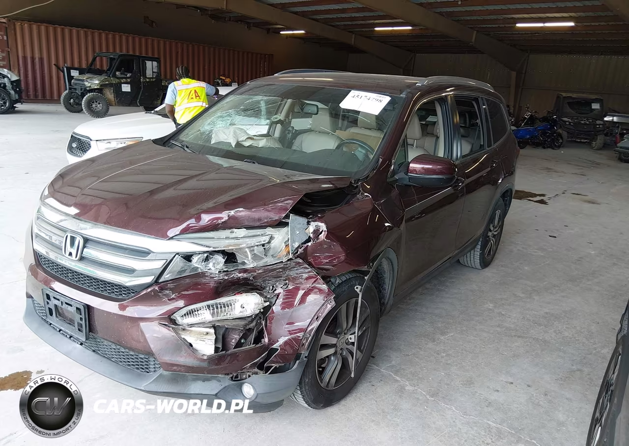 2016 Honda Pilot Ex-L VIN:5FNYF5H5XGB003868 - 2