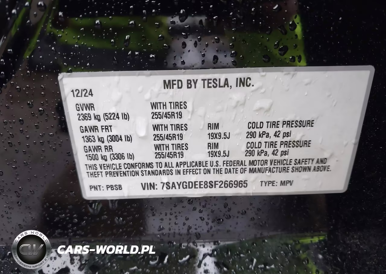 2025 Tesla Model Y Long Range Dual Motor All-Wheel Drive VIN:7SAYGDEE8SF266965 - 9