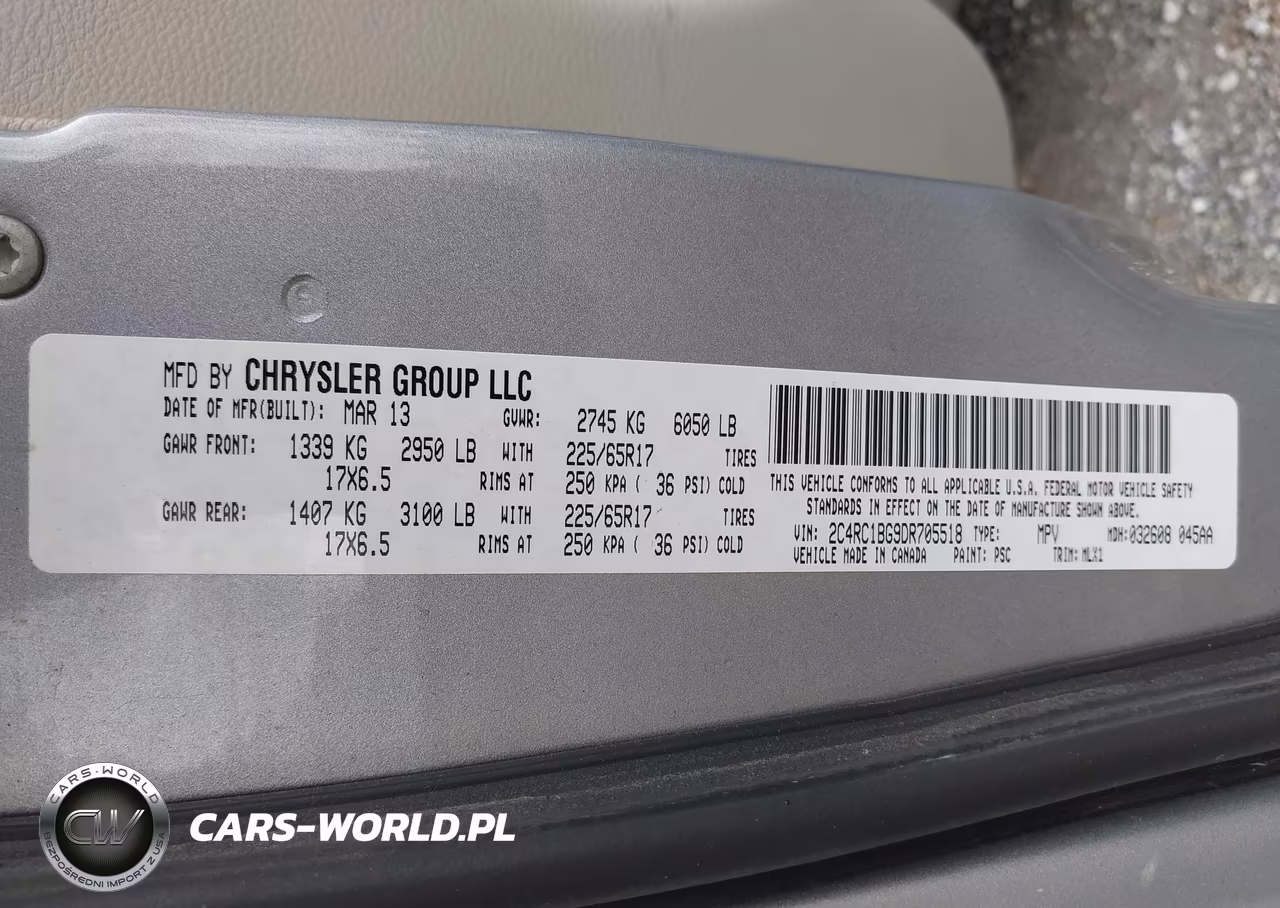 2013 Chrysler Town & Country Touring VIN:2C4RC1BG9DR705518 - 9