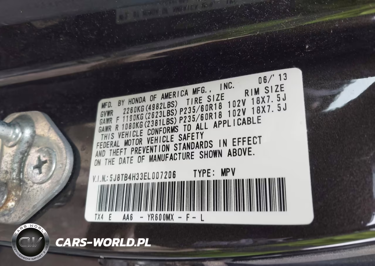 2014 Acura Rdx VIN:5J8TB4H33EL007206 - 9