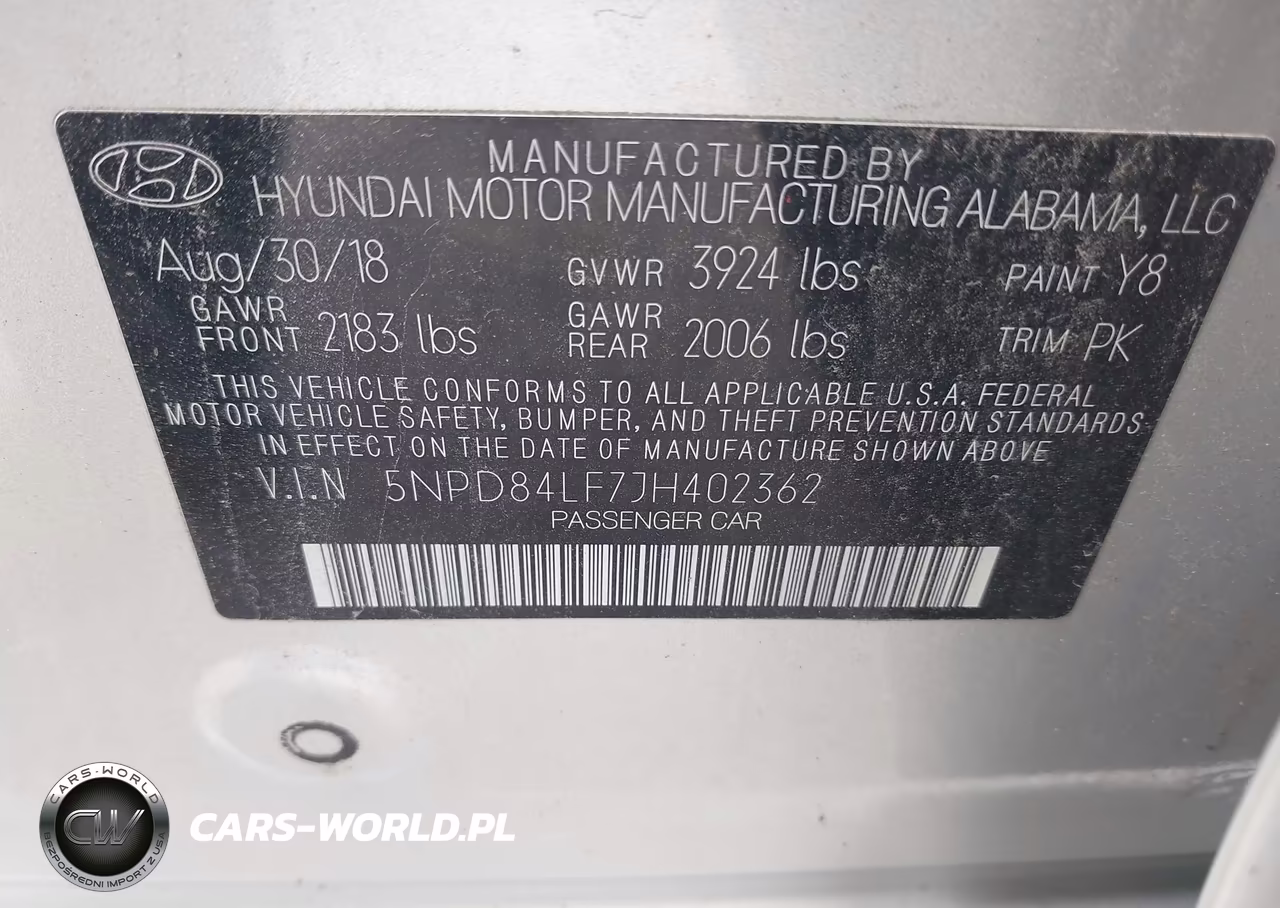 2018 Hyundai Elantra Value Edition VIN:5NPD84LF7JH402362 - 9