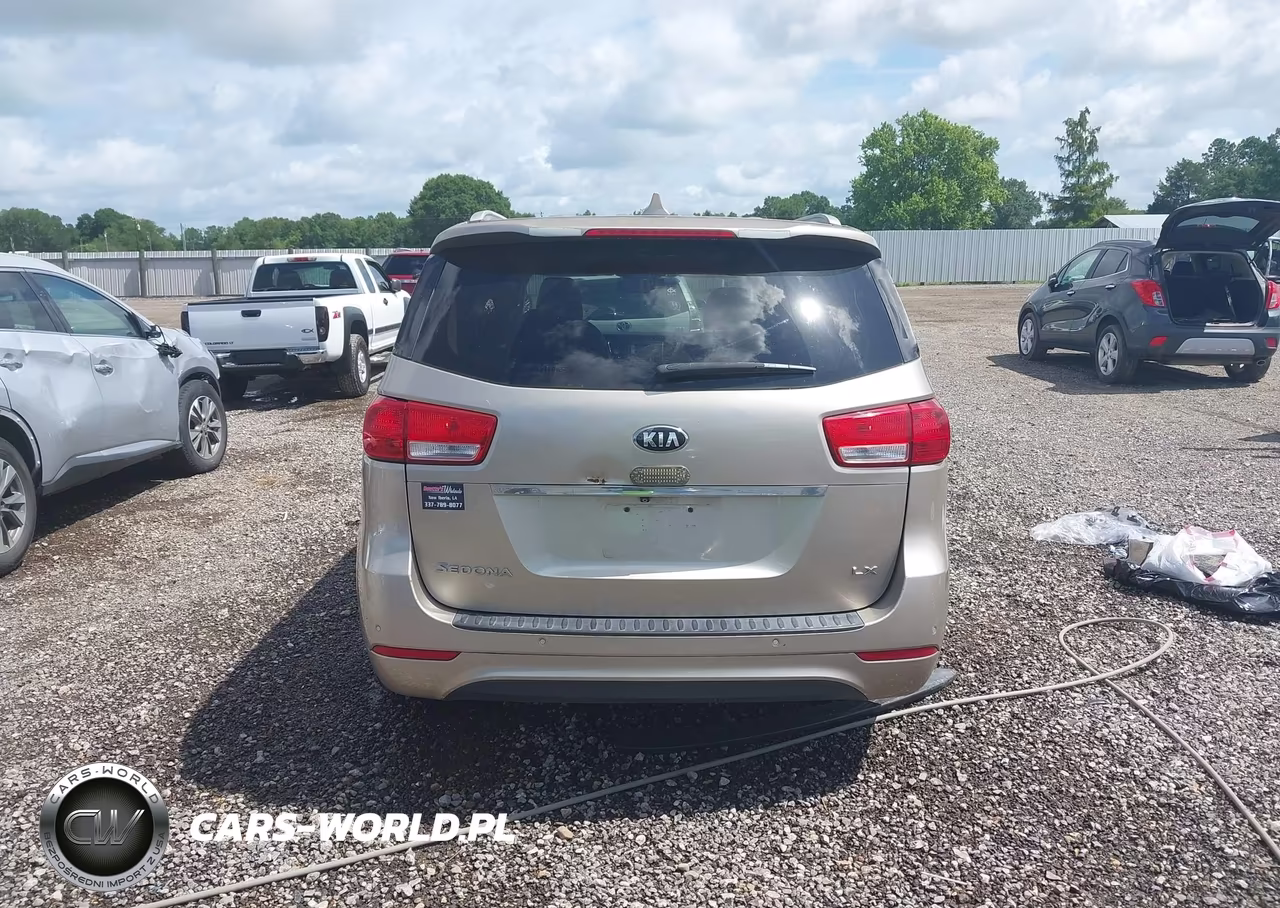 2016 Kia Sedona Lx VIN:KNDMB5C12G6187200 - 16