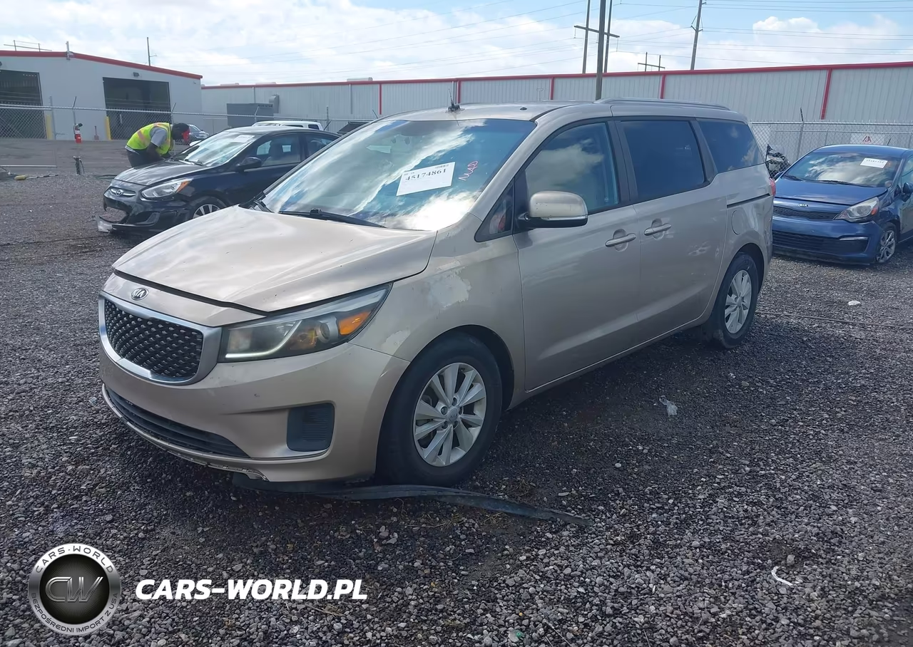 2016 Kia Sedona Lx VIN:KNDMB5C12G6187200 - 2