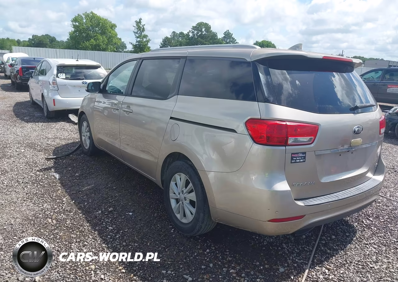 2016 Kia Sedona Lx VIN:KNDMB5C12G6187200 - 3