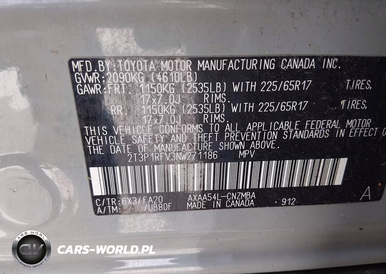 2022 Toyota Rav4 Xle VIN:2T3P1RFV3NW271186 - 9
