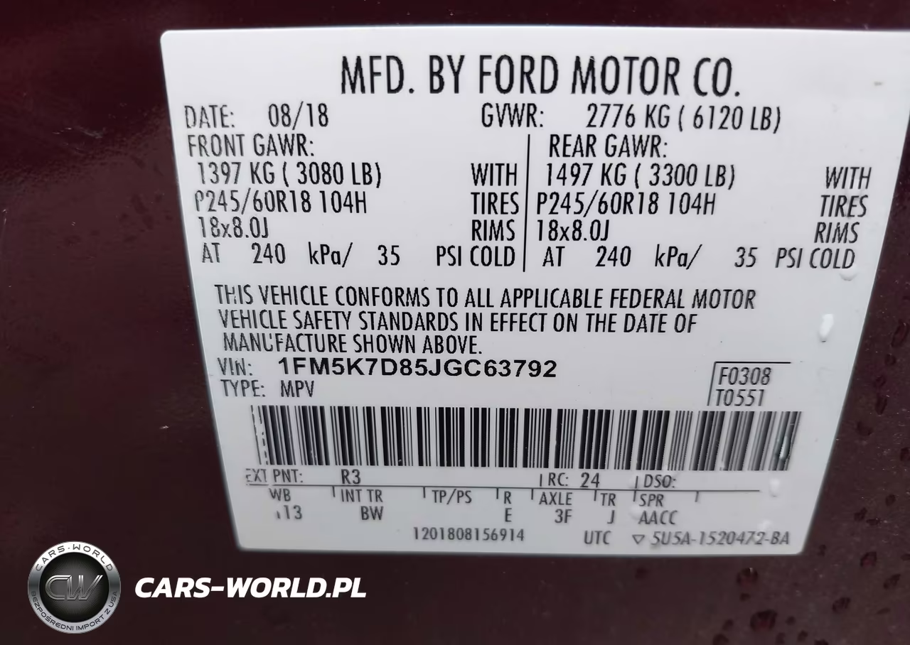 2018 Ford Explorer Xlt VIN:1FM5K7D85JGC63792 - 9