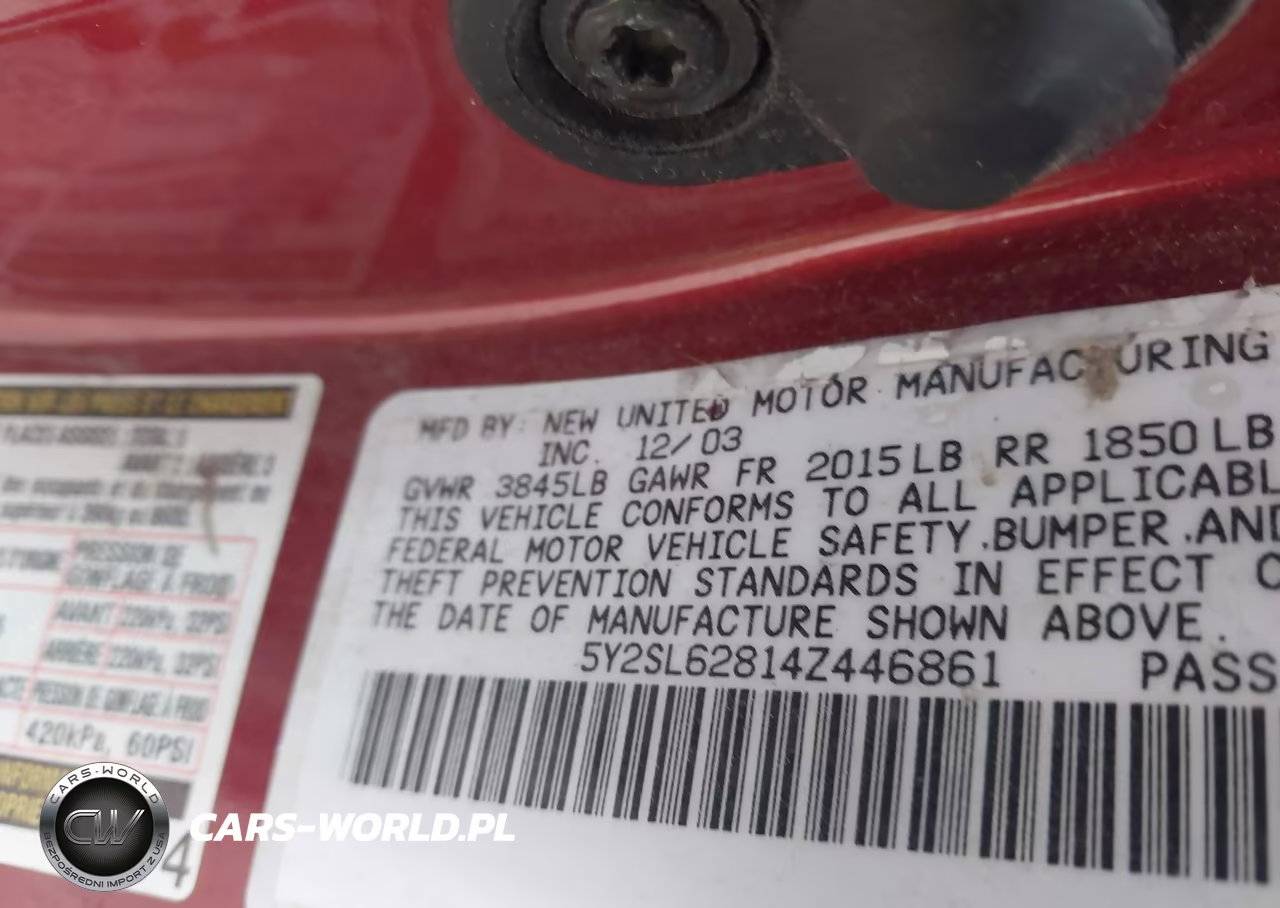 2004 Pontiac Vibe VIN:5Y2SL62814Z446861 - 9