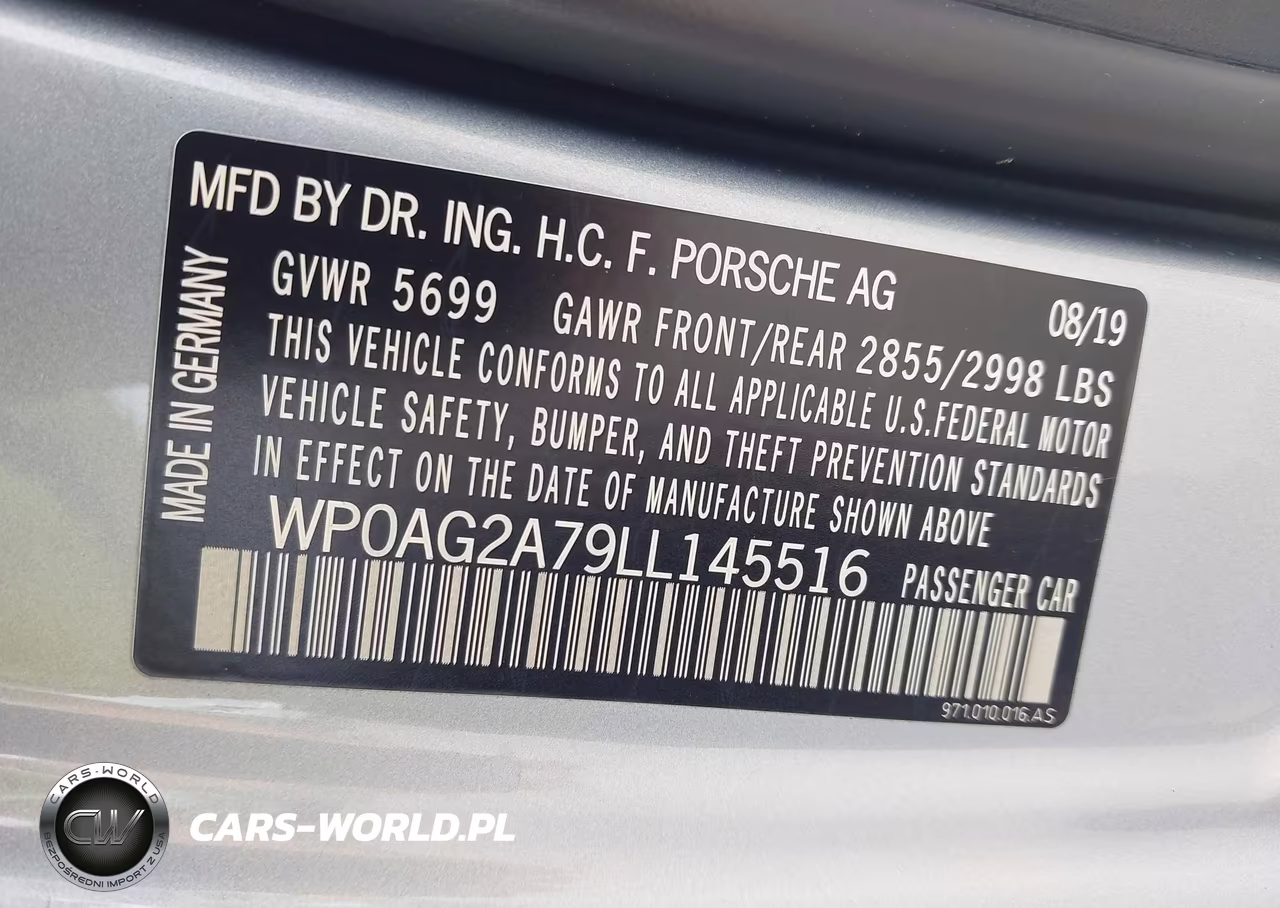 2020 Porsche Panamera Gts VIN:WP0AG2A79LL145516 - 9