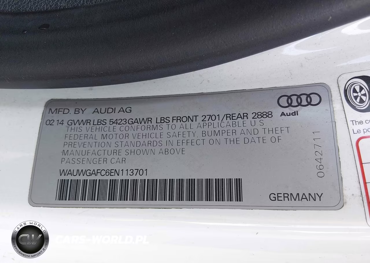 2014 Audi A7 3.0T Premium Plus VIN:WAUWGAFC6EN113701 - 9