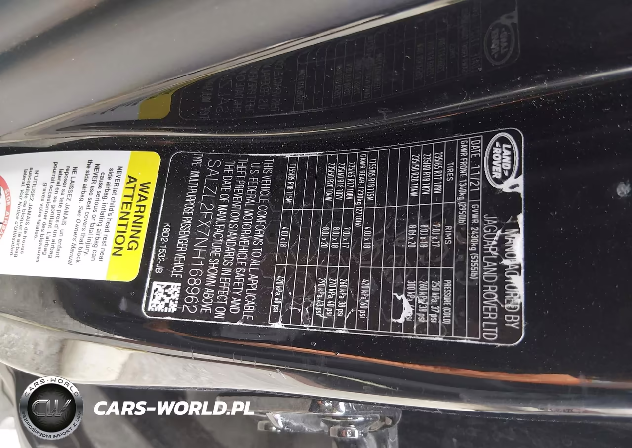 2022 Land Rover Range Rover Evoque R-Dynamic Se VIN:SALZL2FX7NH168962 - 9