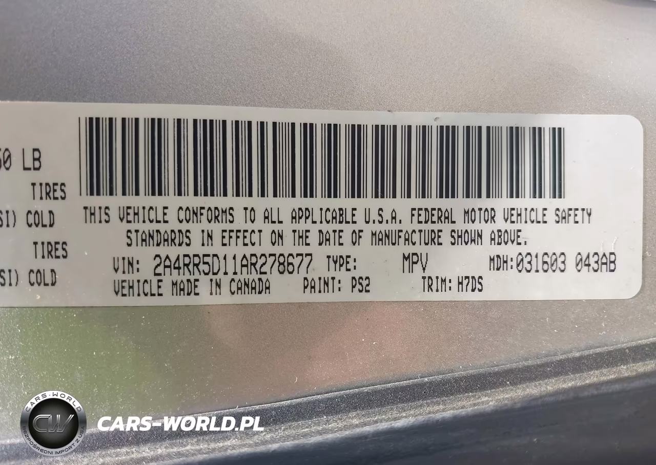 2010 Chrysler Town & Country Touring VIN:2A4RR5D11AR278677 - 9