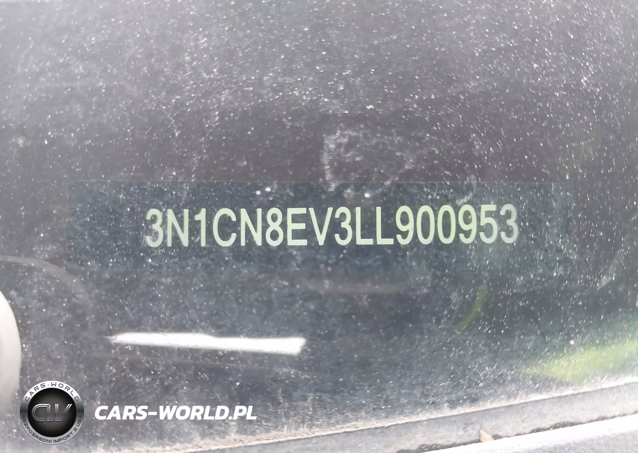 2020 Nissan Versa Sv Xtronic Cvt VIN:3N1CN8EV3LL900953 - 9