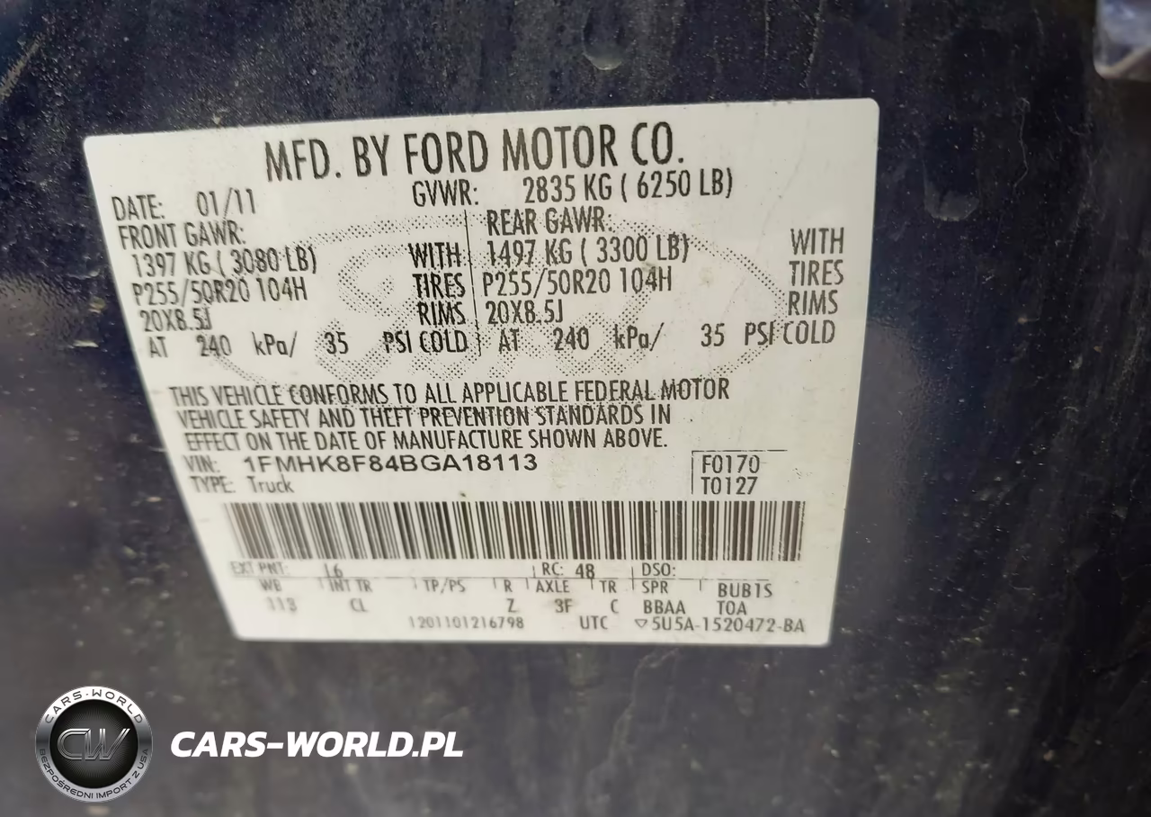 2011 Ford Explorer Limited VIN:1FMHK8F84BGA18113 - 9