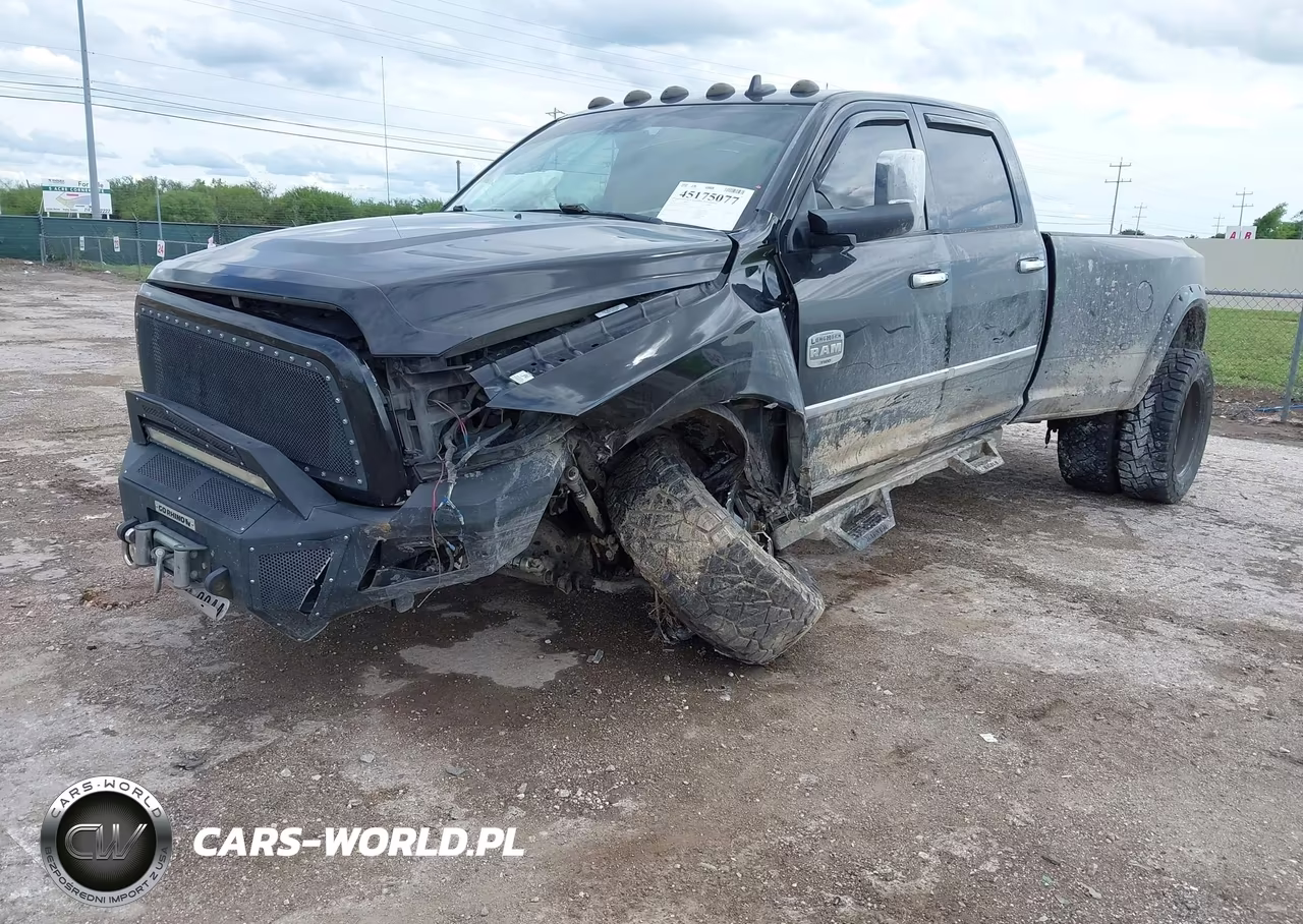 2017 Ram 3500 Laramie Longhorn 4X4 8' Box VIN:3C63RRKL8HG566419 - 2