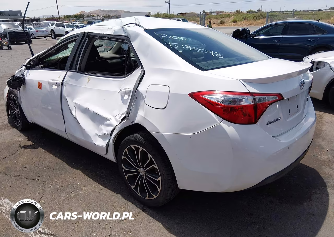 2014 Toyota Corolla S Plus VIN:5YFBURHE8EP070358 - 3