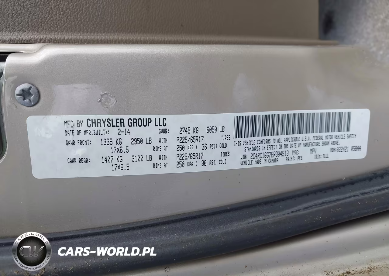 2014 Chrysler Town & Country Limited VIN:2C4RC1GG7ER304513 - 9