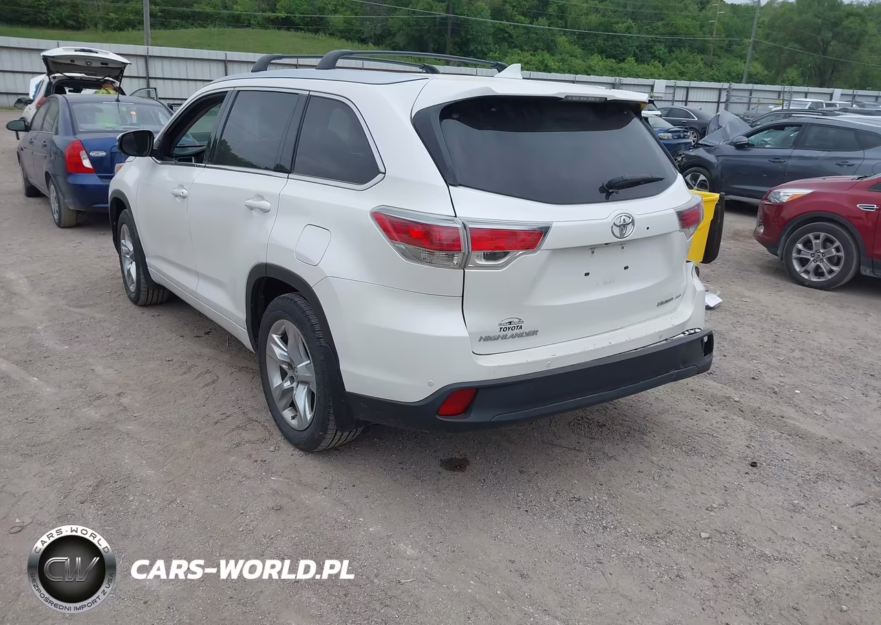 2015 Toyota Highlander Limited V6 VIN:5TDDKRFH5FS096954 - 3