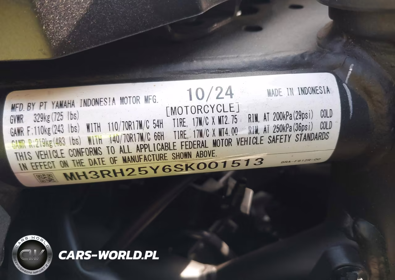 2025 Yamaha Yfz320 Ac VIN:MH3RH25Y6SK001513 - 10