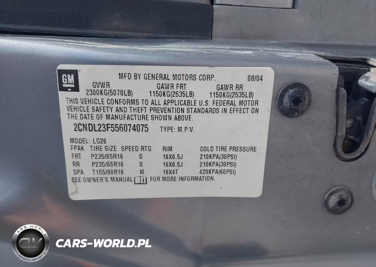 2005 Chevrolet Equinox Ls VIN:2CNDL23F556074075 - 9