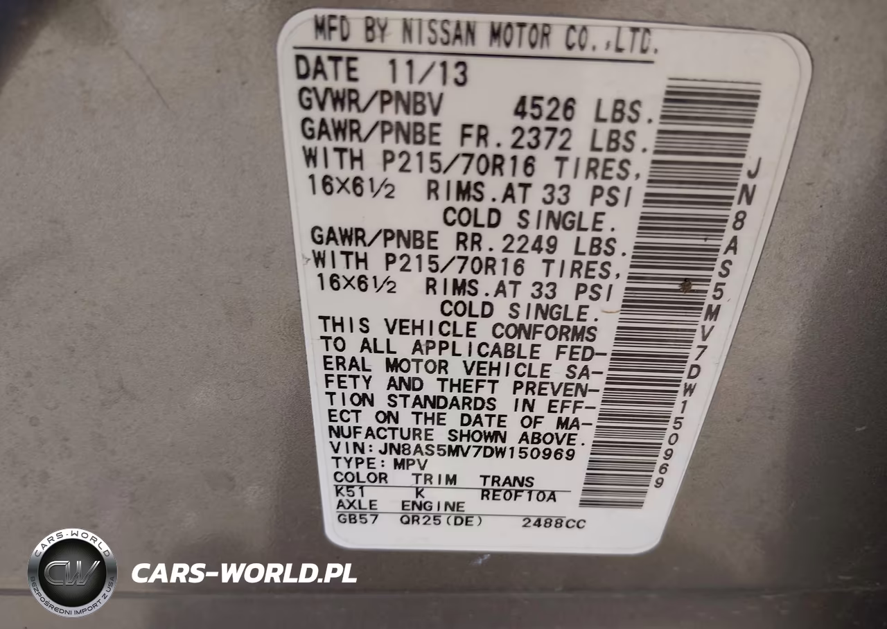 2013 Nissan Rogue S VIN:JN8AS5MV7DW150969 - 9
